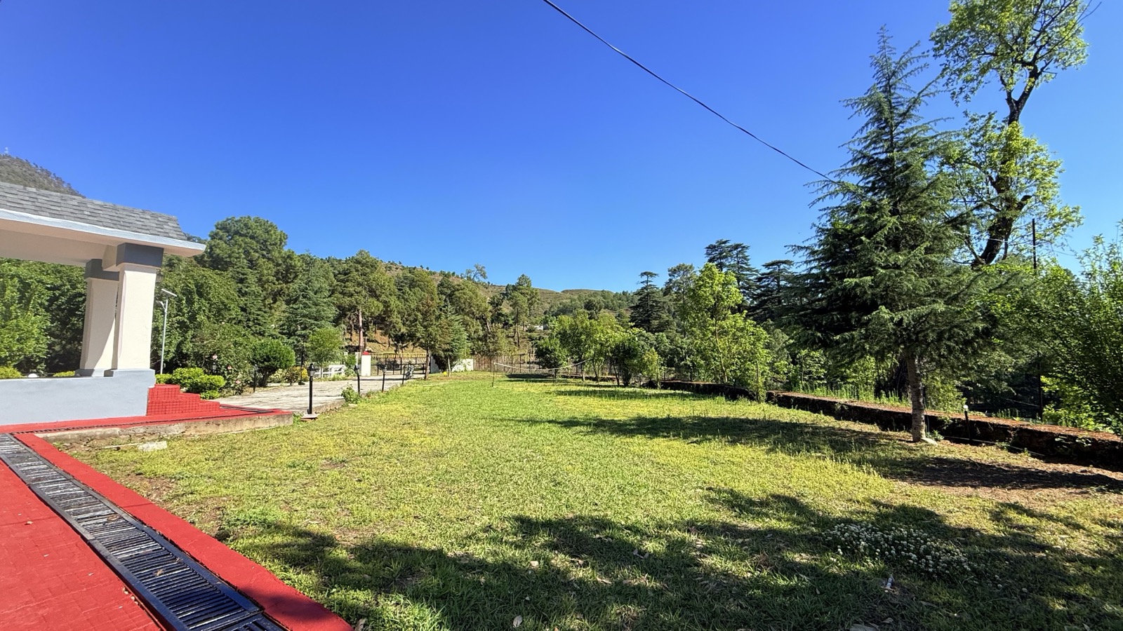 Lawn and garden area