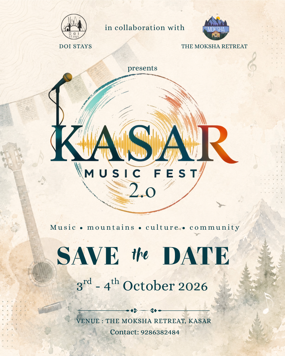 Kasar Music Fest 2.0 poster